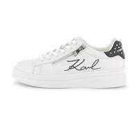 Karl Lagerfeld Kids - Basket En Cuir De Vachette - Blanc - Fille - Taille 34