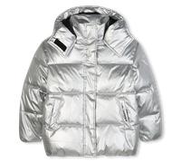 Karl Lagerfeld Kids - Doudoune À Capuche Argentée - Silver - Fille - 10 Ans