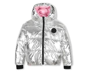 Karl Lagerfeld Kids - Doudoune Réversible - Rose Gris - Fille - 16 Ans