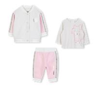Karl Lagerfeld Kids - Ensemble Jogging 3 Pièces - Ecru Rose - Fille - 3 Mois