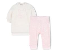 Karl Lagerfeld Kids - Ensemble Robe + Caleçon - Ecru Rose - Fille - 2 Ans