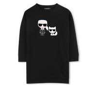 Karl Lagerfeld Kids - Robe Manches Longues - Black - Fille - 4 Ans