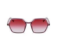 Karl Lagerfeld KL6083S 626 Dark Strawberry/Rose Sunglasses Woman Iniettato, Modified Rectangle, 56