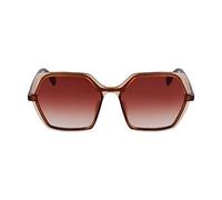 Karl Lagerfeld KL6083S Sunglasses, 246 Brown/Light Brown, 56 Unisex
