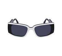 Karl Lagerfeld Unisex KL6106S 6 Lunettes de soleil Plastique Noir Gris Pillow Normale