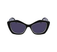Karl Lagerfeld KL6127S 006 Black/White Sunglasses Woman Acetato, Cat Eye, 52