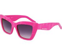 Karl Lagerfeld Femme KL6158S 525 Lunettes de soleil Acétate Fuchsia Cat Eye Normale Normale