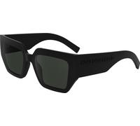 Karl Lagerfeld Femme KL6166S 001 Lunettes de soleil Bio-inject Noir Carré Normale