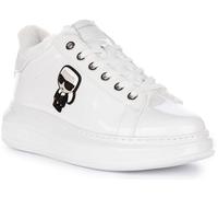 KARL LAGERFELD KL62530S 111 White Textured Lthr Kapri Ikon Shine Lo Lace, 111 White Textured, 36 EU