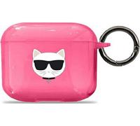 Karl Lagerfeld KLA3UCHFP housse AirPods 3 rose Choupette