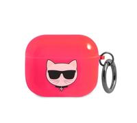 Karl Lagerfeld KLA3UCHFP Housse de Protection pour AirPods 3 Rose/Rose