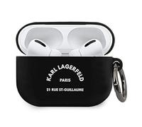 Karl Lagerfeld KLACAPSILRSGBK Coque en Silicone RSG pour AirPods Pro Noir
