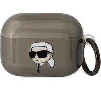 Karl Lagerfeld KLAPHNIKTCK AirPods Pro housse noir/noir Karl`s Head, ?tui pour ?couteurs + casque, Noir