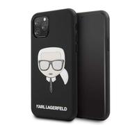 Karl Lagerfeld KLHCN58GLBK Étui pour iPhone 11 Pro noir/noir Iconik Embossed & Glitter