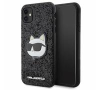 Karl Lagerfeld KLHCN61G2CPK Coque rigide pour iPhone 11/Xr 6,1" Noir