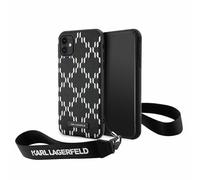 Coque Karl en cuir PU Rigide pour Apple iPhone 11/Xr 6.1 - noir