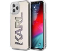 Karl Lagerfeld KLHCP12MKLMLGR iPhone 12 /12 Pro 6,1" argent/argent Hardcase Mirror Liquid Glitter Karl Housse de protection