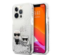 Karl Lagerfeld Etui chat pailleté, Argent - iPhone 13 Pro