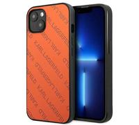 Karl Lagerfeld Klhcp13Mptlo Iphone 13 / 14 / 15 6.1" Hard Cover Orange/Orange Perforée Full Cover