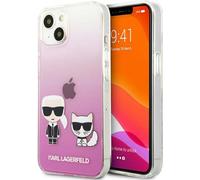 Karl Lagerfeld KLHCP13SCKTRP iPhone 13 mini 5,4" Hardcase rose/rose Karl & Choupette Housse de protection