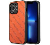 Karl Lagerfeld Klhcp13Xptlo Iphone 13 Pro Max 6.7 Hardcase Orange/Orange Perforé Allover