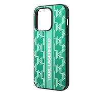 Karl Lagerfeld KLHCP14LPGKLSKN Coque de Protection Rigide pour iPhone 14 Pro 6,1" Vert/Vert