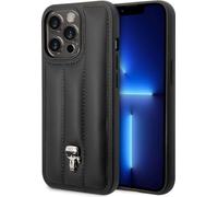 KARL LAGERFELD KLHCP14LPSQPK Coque Rigide pour iPhone 14 Pro 6,1" Noir/Noir
