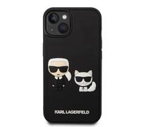 Karl Lagerfeld Coque rigide KLHCP14M3DRKCK pour iPhone 14 Plus 6,7" Noir