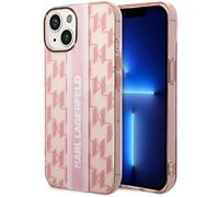 Karl Lagerfeld KLHCP14MHKLSPCP Coque Rigide pour iPhone 14 Plus 6,7" Rose/Mono V