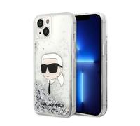 Karl Lagerfeld KLHCP14MLNKHCH iPhone 14 Plus 6,7 argent/argent Hardcase Glitter Karl Head Housse pour téléphone portable