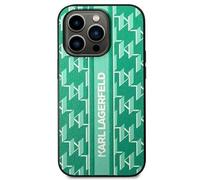 Karl Lagerfeld KLHCP14MPGKLSKN Coque Rigide pour iPhone 14 Plus 6,7" Motif Monogramme Vert/Vert