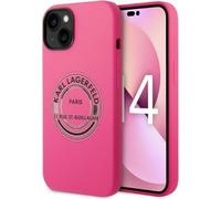 Karl Lagerfeld Klhcp14Msrsgrcf Iphone 14 Plus / 15 Plus 6.7 Hardcase Pink/Pink Silicone Rsg