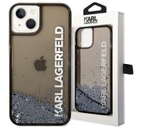 Karl Lagerfeld Klhcp14Slckvk Iphone 14 6.1" Noir/Noir Hardcase Liquid Glitter Elong