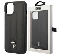 Karl Lagerfeld KLHCP14SPSQPK Coque Rigide pour iPhone 14 6,1" Noir/Noir bouffée