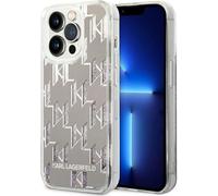 Karl Lagerfeld Klhcp14Xlmnms Iphone 14Pro Max 6,7 Hardcase Srebrny/Silver Liquid Glitter Monogram