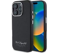 Karl Lagerfeld KLHCP16LPGWCMKHK iPhone 16 Pro 6,3" hardcase noir hôtel RSG Housse de protection