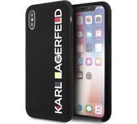 Karl Lagerfeld KLHCPXBHWHBK Apple iPhone XS/X hardcase noir/noir Glossy Bauhaus case