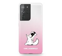 Karl Lagerfeld KLHCS21LCFNRCPI S21 Ultra G998 hardcase /pink Choupette Fun Handyhülle