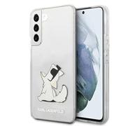 Karl Lagerfeld KLHCS22MCFNRC Coque de Protection pour S22+ S906 Transparent Choupette Eat