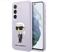 KARL LAGERFELD KLHCS23MSNIKBCU Coque en silicone pour Samsung S23+ S916 Violet