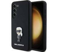 Karl Lagerfeld KLHCS23SSMHKNPK S23 S911 noir Silicone Ikonik Metal Pin Housse de protection