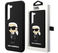 Karl Lagerfeld KLHCS23SSNIKBCK S23 S911 hardcase noir Silicone Ikonik Housse de protection