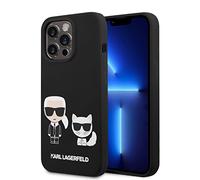 Coque Karl en Silicone Rigide pour Apple iPhone 14 Pro 6,1 - noir