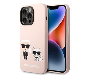 Karl Lagerfeld KLHMP14XSSKCI Coque Rigide en Silicone pour iPhone 14 Pro Max 6,7