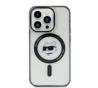 Karl Lagerfeld KLHMP15MHCHNOTK Coque rigide transparente pour iPhone 15 Plus 6,7" Motif tête de Choupette IML