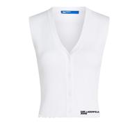 Karl Lagerfeld - KLJ Light Knit Top - Femme - Pulls - Blanc - Taille: 40 FR