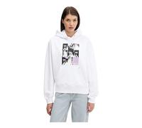 Karl Lagerfeld - KLJ Relax Repeat Sweat à capuche - Femme - Sweatshirts et sweats à capuche - Blanc - Taille: 44 FR