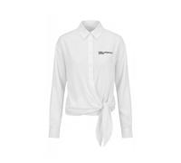 Karl Lagerfeld - KLJ Tied Blouse - Femme - Blouses et Chemises - Blanc - Taille: 38 FR
