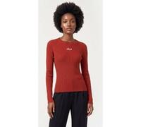 Karl Lagerfeld Longsleeve Ribbed Mock Neck Cinnabar Taille: M | Pulls Outlet | Femme | Rouge