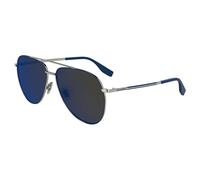 Karl Lagerfeld Lunettes de soleil KL360S Unisexe Adulte Argenté verres marron miroir bleu CAT3